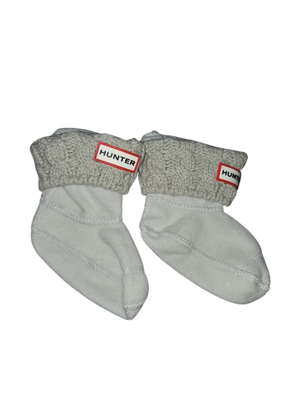 Hunter Toddler Grey  Knit Boot Sock Liners Xs Size 5-7